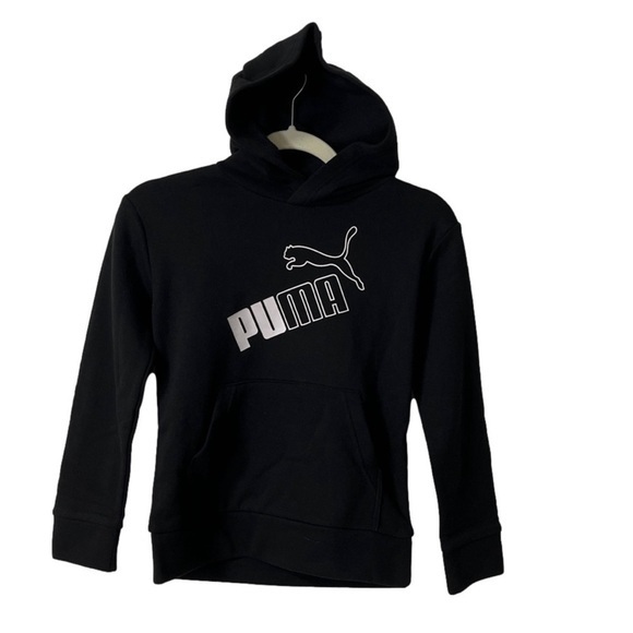Puma Other - ⭐️ NWT- Puma Black Power Pack Fleece Pullover Hoodie- size Small